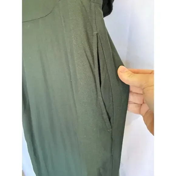 Old Navy Fit Flare Peasant Midi Dress Size XL Tall Heritage Holiday Smocked - Picture 6 of 13